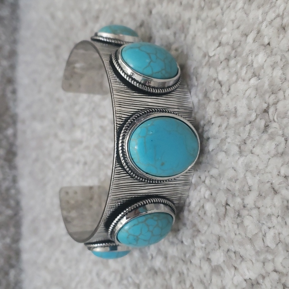 Turquoise cuff bracelet